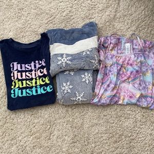 Justice Girls Pajamas Size 14 & 16